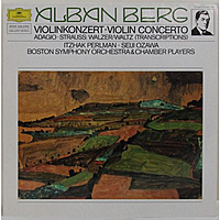 Винтажная виниловая пластинка BERG - VIOLINKONZERT, ADAGIO; STRAUSS - WALTZ (TRANCRIPTIONS) (ITZHAK PERLMAN)