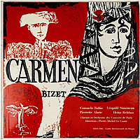 Винтажная виниловая пластинка BIZET - CARMEN (PIERRE-MICHEL LE CONTE)