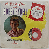 Винтажная виниловая пластинка BOBBY RYDELL - THE TOP HITS OF 1963