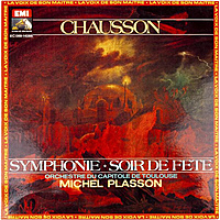 Винтажная виниловая пластинка CHAUSSON - SYMPHONIE, SOIR DE FETE (MICHEL PLASSON) (TEST PRESSING)