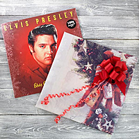 Новогодний подарочный набор "ELVIS CHRISTMAS ALBUM. MIDDLE" с виниловой пластинкой Элвиса Пресли