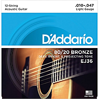 Струны для акустической гитары D'Addario EJ36