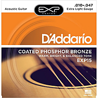 Струны для акустической гитары D'Addario EXP15