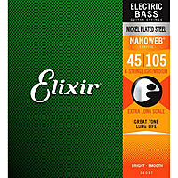 Струны для бас-гитары Elixir 14087