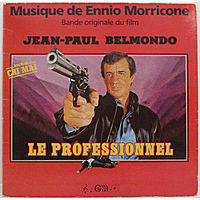Винтажная виниловая пластинка ENNIO MORRICONE - LE PROFESSIONNEL (BANDE ORIGINALE DU FILM)