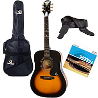 Акустическая гитара с аксессуарами Epiphone PRO-1 Acoustic (Bundle 1)