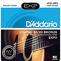 Струны для акустической гитары D'Addario EXP11