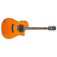Электроакустическая гитара Fender T-Bucket 300CE Amber Quilt Maple