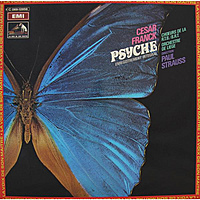 Винтажная виниловая пластинка FRANCK - PSYCHE (ENREGISTREMENT INTEGRAL) (PAUL STRAUSS) EX