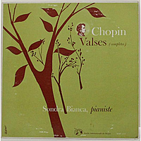 Винтажная виниловая пластинка FREDERIC CHOPIN - LES VALSES (SONDRA BIANCA)