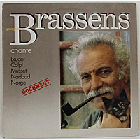 Винтажная виниловая пластинка GEORGES BRASSENS - CHANTE BRUANT, COLPI, MUSSET, NADAUD, NORGE (DOCUMENT)