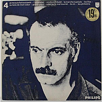 Винтажная виниловая пластинка GEORGES BRASSENS - JE ME SUIS FAIT TOUT PETIT, L'AMANDIER, ONCLE ARCHIBALD ...(VOL. 4)