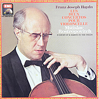Винтажная виниловая пластинка  HAYDN - LES DEUX CONCERTOS POUR VIOLONCELLE (MSTISLAV ROSTROPOVICH) EX