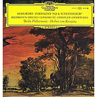 Виниловая пластинка HERBERT VON KARAJAN - SCHUBERT: SYMPHONY NO.8; BEETHOVEN: OVERTURES
