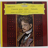 Винтажная виниловая пластинка JEAN SIBELIUS - CONCERTO POUR VIOLON, FINLANDIA (CHRISTIAN FERRAS) EXCELLENT