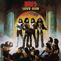 Виниловая пластинка KISS - LOVE GUN - LIMITED TANGERINE & AQUA SPLATTER VINYL EDITION