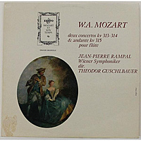 Винтажная виниловая пластинка MOZART - DEUX CONCERTOS KV 313-314 & ANDANTE KV 315 POUR FLUTE (JEAN-PIERRE RAMPAL)
