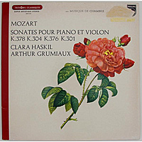 Винтажная виниловая пластинка MOZART - SONATES POUR PIANO ET VIOLON K.378 K.304 K.376 K.301 (CLARA HASKIL, ARTHUR GRUMIAUX)