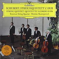 Виниловая пластинка MSTISLAV ROSTROPOVICH - SCHUBERT:STRING QUINTET (180 GR)