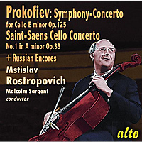 CD-диск MSTISLAV ROSTROPOVICH - SYMPHONY-CONCERTO FOR CELLO/ SAINT-SAENS: CELLO CONCERTO NO.1