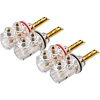 Разъем акустический типа "банан" Phaze Audio SpPlug 8 mm (4 шт.)