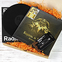 Подарочный набор с аксессуарами "ДЛЯ АУДИОФИЛА" с виниловой пластинкой группы "Король и Шут"