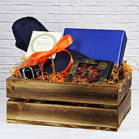 Подарочный набор в декоративном ящике с укулеле "CLASSIC"