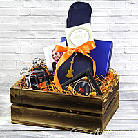 Подарочный набор в декоративном ящике с укулеле "SUNSET"
