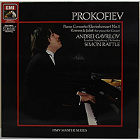 Винтажная виниловая пластинка PROKOFIEV - PIANO CONCERTO № 1, ROMEO AND JULIET (ANDREI GAVRILOV, SIMON RATTLE)