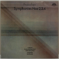 Винтажная виниловая пластинка PROKOFIEV - SYMPHONIES № 2, 3, 4 (ZDENEK KOSLER) Excellent (EX)