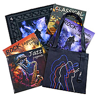 Виниловые пластинки ЭКСКЛЮЗИВНЫЕ ИЗДАНИЯ АУДИОМАНИИ. PROMO (4 LP) с сумкой-шопером для виниловых пластинок и банданой в подарок