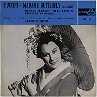 Винтажная виниловая пластинка PUCCINI - MADAME BUTTERFLY (EXTRAITS) (ALBERTO EREDE)
