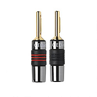 Разъем акустический типа "банан" QED Airloc Metal 4 mm Plug