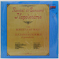 Винтажная виниловая пластинка ROBERTO MUROLO - RECITAL DI CANZONI NAPOLETANE (LUCIANO SANGIORGI)