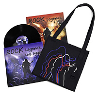 <center><b>Уникальный сборник рок-хитов в живом исполнении <br>ROCK LEGENDS. LIVE</b></center>