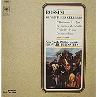 Винтажная виниловая пластинка  ROSSINI - OUVERTURES CELEBRES (LEONARD BERNSTEIN)