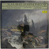 Винтажная виниловая пластинка SCHUBERT - SYMPHONIES: № 4 "TRAGISCHE", № 9 IN C "THE GREAT", № 8 "UNVOLLENDETE" (CARLO MARIA GIULINI)