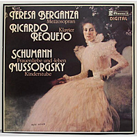 Винтажная виниловая пластинка SCHUMANN - FRAUENLIEBE UND -LEBEN; MUSSORGSKY – KINDERSTUBE (TERESA BERGANZA, RICARDO REQUEJO)