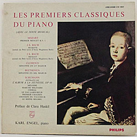 Винтажная виниловая пластинка MOZART, J.S. BACH, CLEMENTI, BEETHOVEN, SCHUMANN - LES PREMIERS CLASSIQUES DU PIANO (AVEC LE TEXTE MUSICAL) (CLARA HASKIL, KARL ENGEL)
