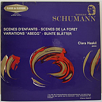 Винтажная виниловая пластинка SCHUMANN - SCENES D' ENFANTS, SCENES DE LA FORET VARIATIONS "ABEGG", BUNTE BLATTER (CLARA HASKIL, piano)