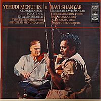 Винтажная виниловая пластинка SHANKAR - OEUVRES DE RAVI SHANKAR; ENESCO - SONATE № 3, EN LA MINEUR OP. 25 (Y. MENUHIN, R. SHANKAR, P. SEN, H. MENUHIN)