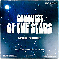 Винтажная виниловая пластинка SPACE PROJECT - CONQUEST OF THE STARS (COLOUR CLEAR)