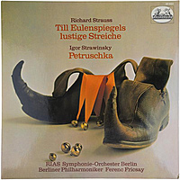 Винтажная виниловая пластинка STRAUSS - TILL EULENSPIEGELS LUSTIGE STREICHE, OP. 28; STRAVINSKY - PETROUSCHKA (FASSUNG 1947) (FERENC FRICSAY)