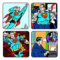 Подставки под стаканы Superman (4 шт.)
