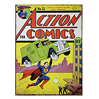 Стальной знак Superman - Action Comics No.33