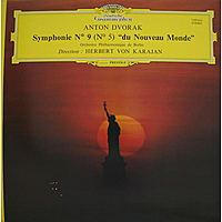 Винтажная виниловая пластинка DVORAK: SYMPHONIE № 5 (№ 9) "DU NOUVEAU MONDE" (HERBERT VON KARAJAN, ORCHESTRE PHILHARMONIQUE DE BERLIN)