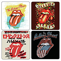 Подставки под стаканы The Rolling Stones - Tongues (4 шт.)