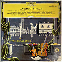 Винтажная виниловая пластинка VIVALDI - CONCERTOS (LES VIRTUOSI DI ROMA) (RENATO FASANO)