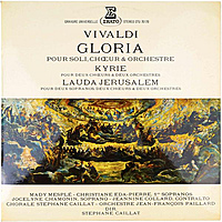 Винтажная виниловая пластинка VIVALDI - GLORIA, KYRIE, LAUDA JERUSALEM (STEPHANE CAILLAT)