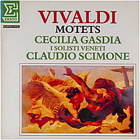 Винтажная виниловая пластинка VIVALDI - MOTETS (CECILIA GASDIA)